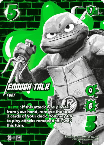Enough Talk (Alternate Art) [Teenage Mutant Ninja Turtles]