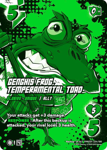 Genghis Frog, Temperamental Toad (Alternate Art) [Teenage Mutant Ninja Turtles]