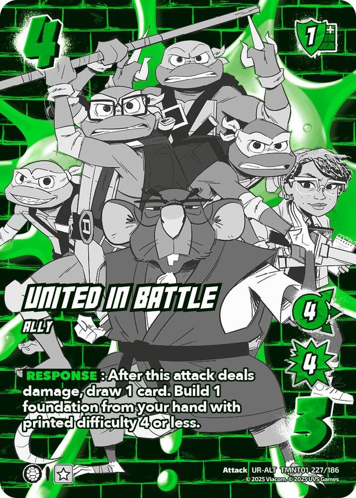 United in Battle (Alternate Art) [Teenage Mutant Ninja Turtles]