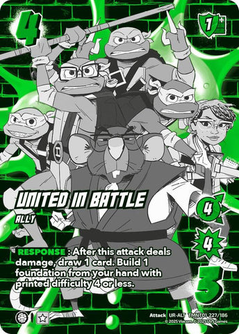 United in Battle (Alternate Art) [Teenage Mutant Ninja Turtles]