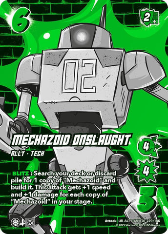 Mechazoid Onslaught (Alternate Art) [Teenage Mutant Ninja Turtles]