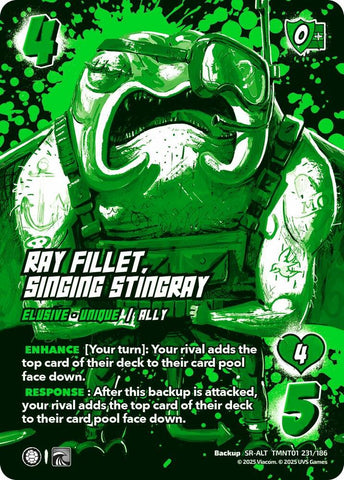 Ray Fillet, Singing Stingray (Alternate Art) [Teenage Mutant Ninja Turtles]