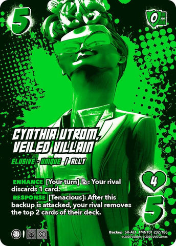 Cynthia Utrom, Veiled Villain (Alternate Art) [Teenage Mutant Ninja Turtles]