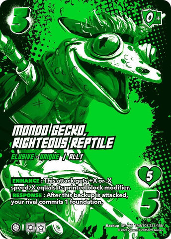 Mondo Gecko, Righteous Reptile (Alternate Art) [Teenage Mutant Ninja Turtles]
