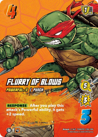 Flurry of Blows (Alternate Art) - Teenage Mutant Ninja Turtles (TMNT)