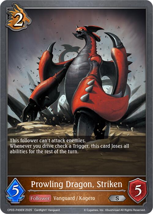 Prowling Dragon, Striken - P49EN (Foil) (CP03-P49EN) [Cardfight!! Vanguard]