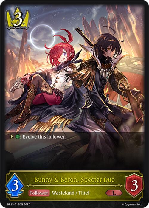 Bunny & Baron, Specter Duo (BP11-019EN) [Bullet of Fate]