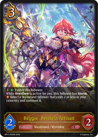 Reggie, Peerless Artisan (BP11-052EN) [Bullet of Fate]