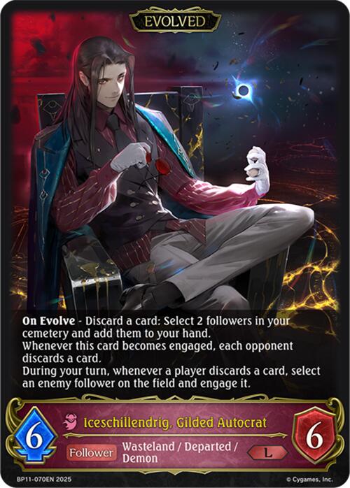 Iceschillendrig, Gilded Autocrat (Evolved) (BP11-070EN) [Bullet of Fate]
