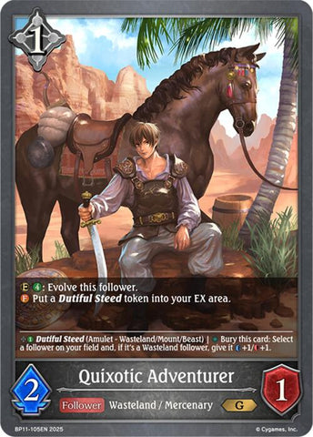 Quixotic Adventurer (BP11-105EN) [Bullet of Fate]