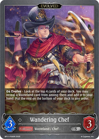 Wandering Chef (Evolved) - P26 (Foil) (BP11-P26EN) [Bullet of Fate]