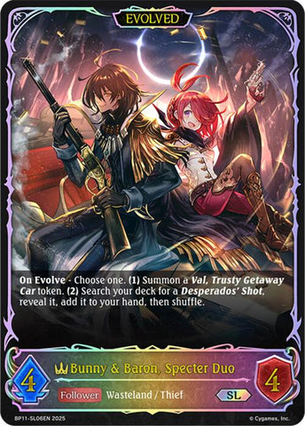 Bunny & Baron, Specter Duo (Evolved) (BP11-SL06EN) [Bullet of Fate]