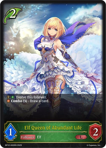 Elf Queen of Abundant Life  (BP12-002EN) [Worldreaver’s Descent]