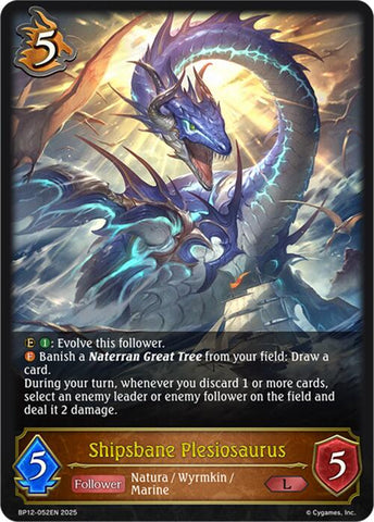 Shipsbane Plesiosaurus (BP12-052EN) [Worldreaver's Descent]