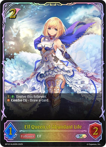 Elf Queen of Abundant Life  (BP12-SL02EN) [Worldreaver’s Descent]