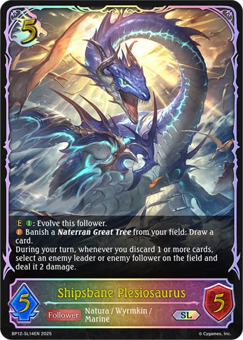 Shipsbane Plesiosaurus (BP12-SL14EN) [Worldreaver's Descent]