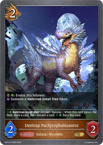 Steelcap Pachycephalosaurus - P10 (Foil) (BP12-P10EN) [Worldreaver's Descent]