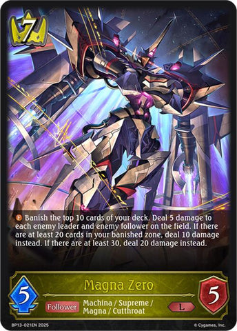 Magna Zero (BP13-021EN) [Dominion of Darkness]