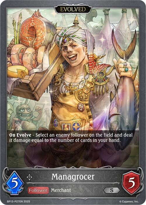 Managrocer (Evolved) - P27 (Foil) (BP13-P27EN) [Dominion of Darkness]