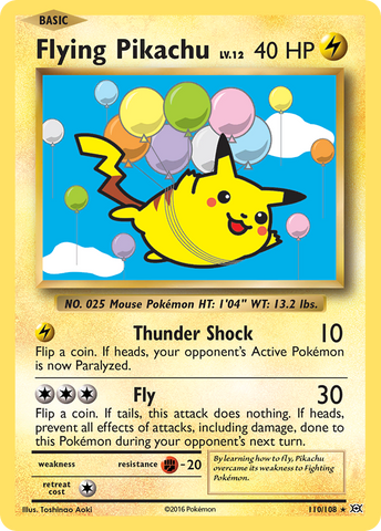 PSA Graded - Flying Pikachu (110/108) [XY: Evolutions]