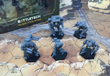 BattleTech: Clan Fire Star Miniature Pack