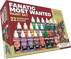 Army Painter: Warpaints - Fanatic Most Wanted Paint Set