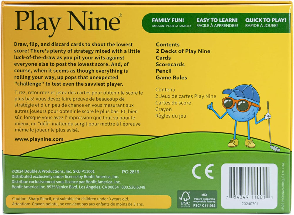 Play Nine: The Card Game of Golf