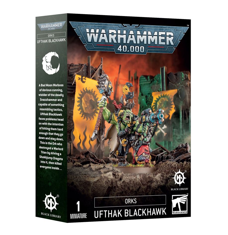 Warhammer 40k Miniatures: Orks - Ufthak Blackhawk