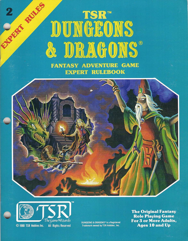 TSR D&D Book 2: Expert Rules (Paperback)