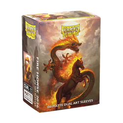 Dragon Shield: (100) Matte Card Sleeves & Box - Dual Art