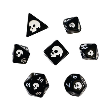 Black Oak Workshop: Black Death Dice Set