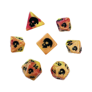 Black Oak Workshop: Black Death Dice Set