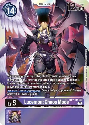 Digimon Single: Lucemon: Chaos Mode - Next Adventure (BT07)