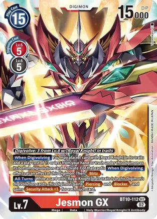 Digimon Single: Jesmon GX - Xros Encounter (BT10)