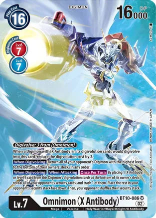 Digimon Single: Omnimon (X Antibody) (Alternate Art) - Xros Encounter (BT10)