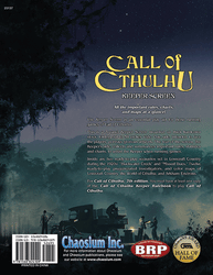 Call of Cthulhu TRPG: Keeper Screen Pack