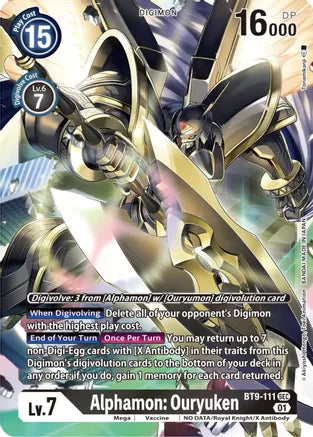 Digimon Single: Alphamon Ouryuken - X Record (BT09)