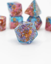 Emberglow Dice - 7pc Acrylic Set