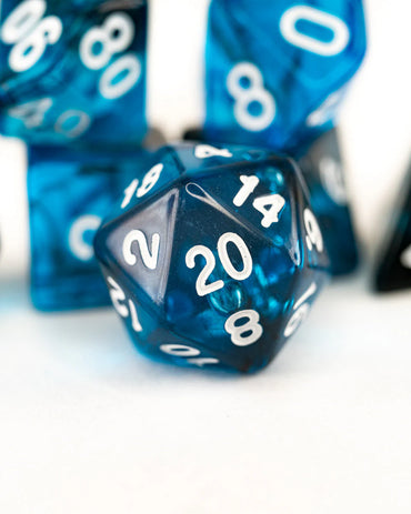 Emberglow Dice - 7pc Acrylic Set