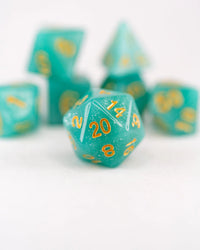 Emberglow Dice - 7pc Acrylic Set