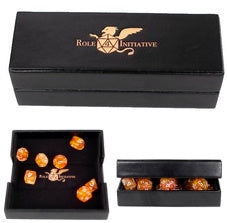 Role 4 Initiative - Luxury Faux Leather Dice Box / Rolling Tray