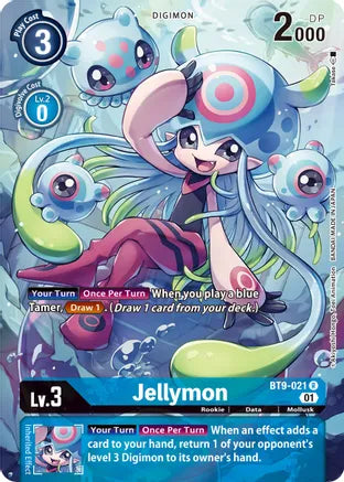 Digimon Single: Jellymon (Alternate Art, FOIL) - X Record (BT09)