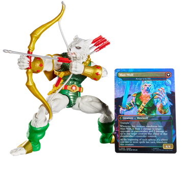 Marvel Legends: MTG Man-Wolf Figure with Promo