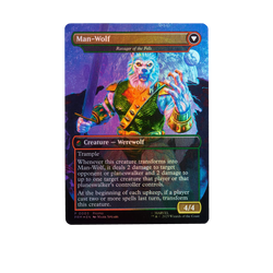 Marvel Legends: MTG Man-Wolf Figure with Promo