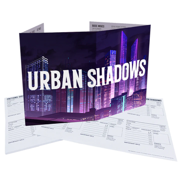 Urban Shadows MC Screen & Campaign Notepads