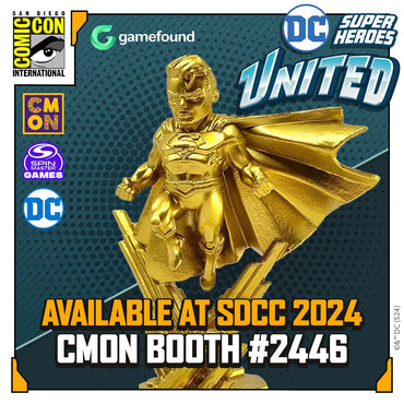 DC United SDCC Con Exclusive Gold Superman