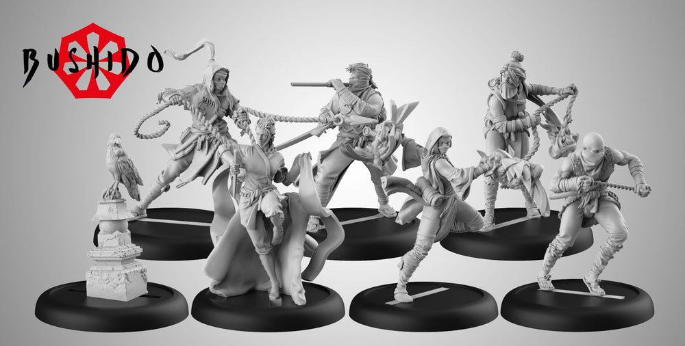 Bushido: Shadow Wind Clan - House Long Shadow Themed Warband Box