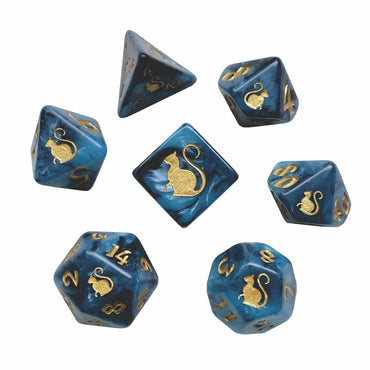 Black Oak Workshop: Kitty-Clacks Dice Set