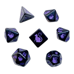 Black Oak Workshop: Kitty-Clacks Dice Set