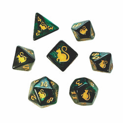 Black Oak Workshop: Kitty-Clacks Dice Set